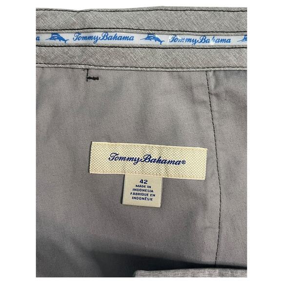 Tommy Bahama Shorts Mens 42 Gray Performance Stretch Golf Casual Lightweight - Picture 6 of 16